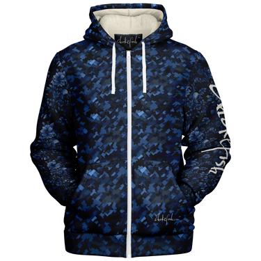 Chokefish™ Microfleece Zip-Up Hoodie Camouflage-019